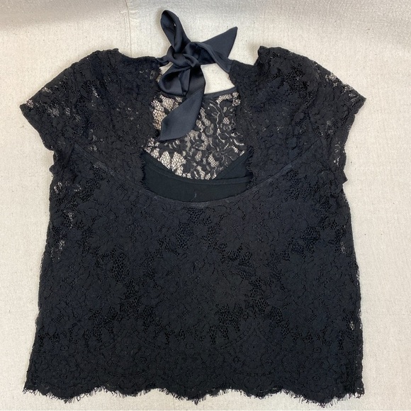 Abercrombie & Fitch Tie back lace top - Picture 6 of 8
